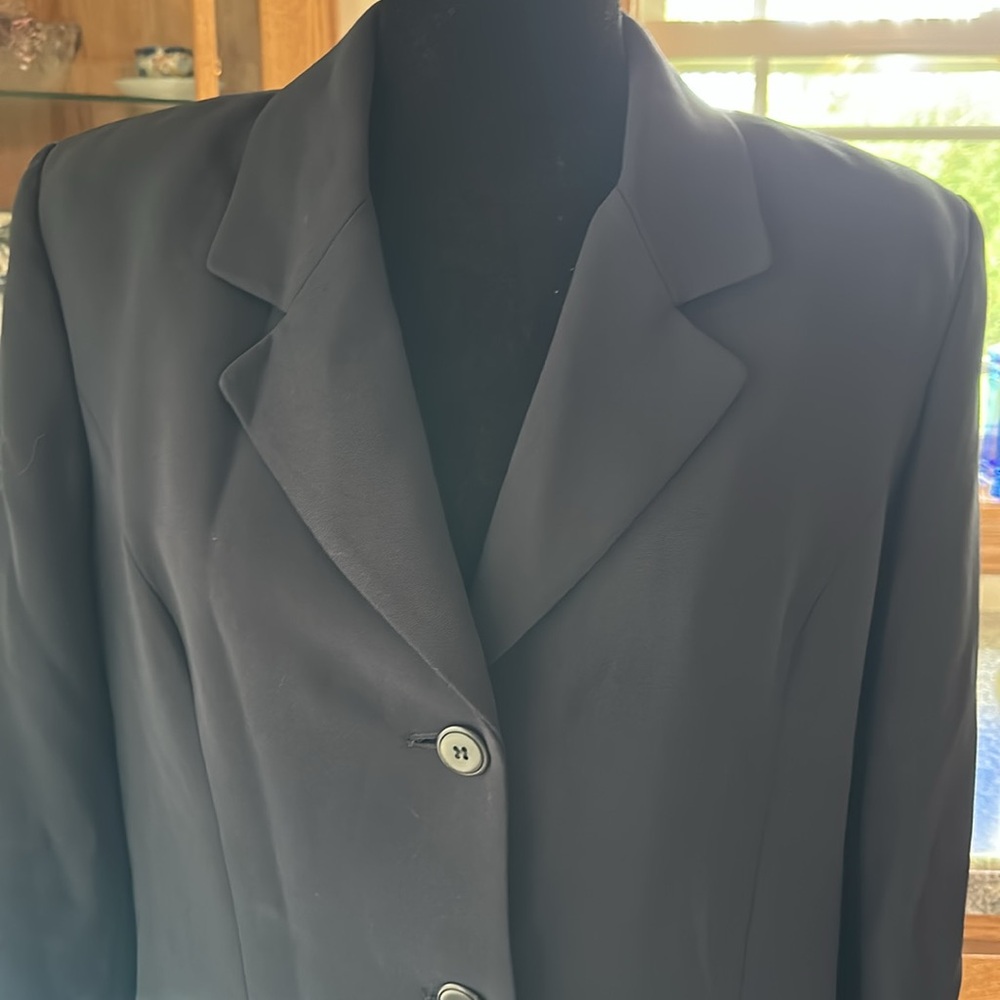 Classic Navy Blue Blazer by Casual Corner - Picture 2 of 6